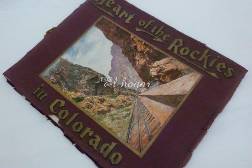 Álbum de láminas HEART OF THE ROCKIES IN COLORADO (CORAZÓN DE LAS MONTAÑAS ROCOSAS EN COLORADO) 1906 - Imagen 1
