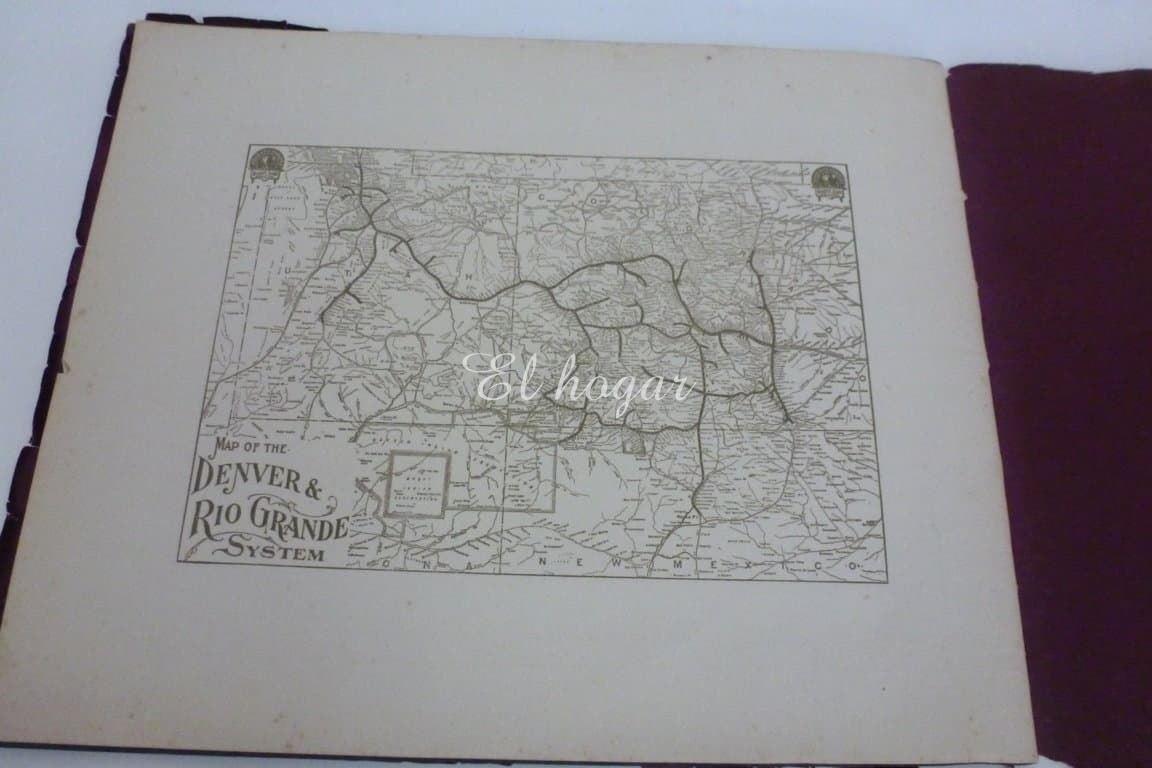 Álbum de láminas HEART OF THE ROCKIES IN COLORADO (CORAZÓN DE LAS MONTAÑAS ROCOSAS EN COLORADO) 1906 - Imagen 6