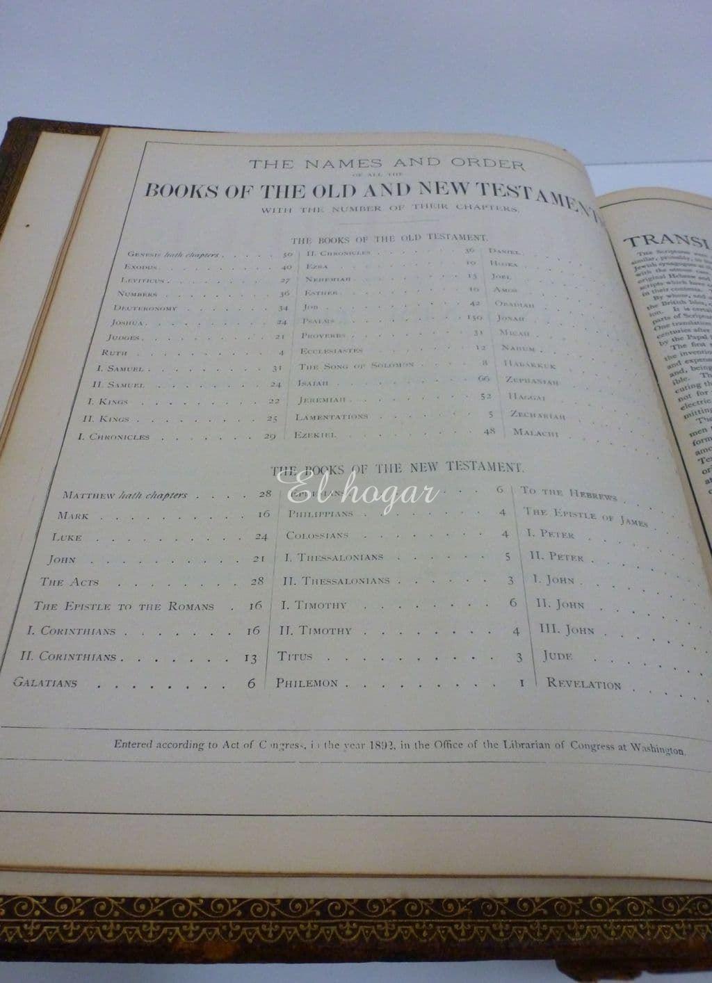 Biblia americana 1892 - Imagen 9