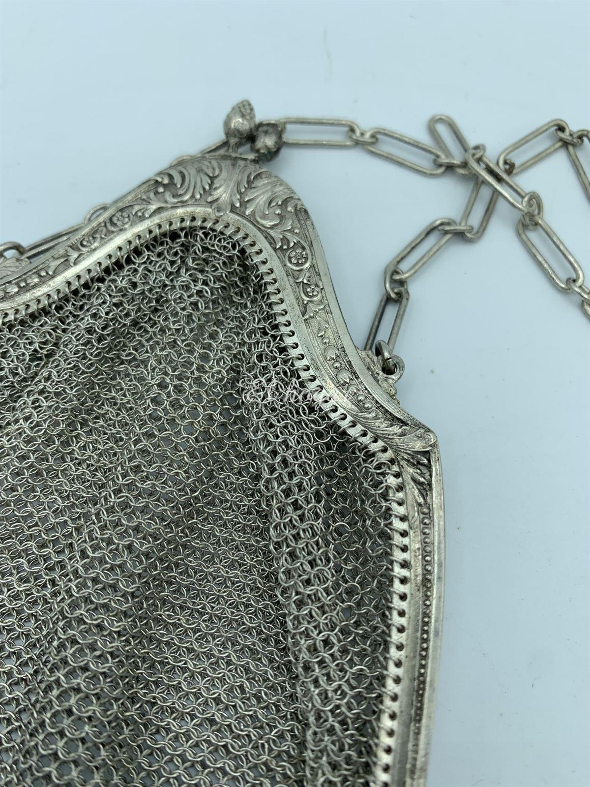 Bolso de malla de plata - Imagen 3