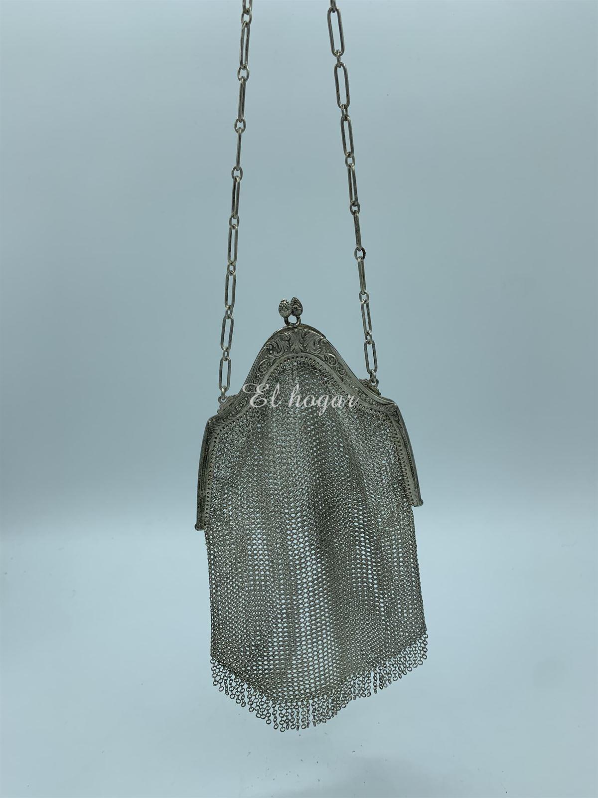 Bolso de malla de plata - Imagen 4