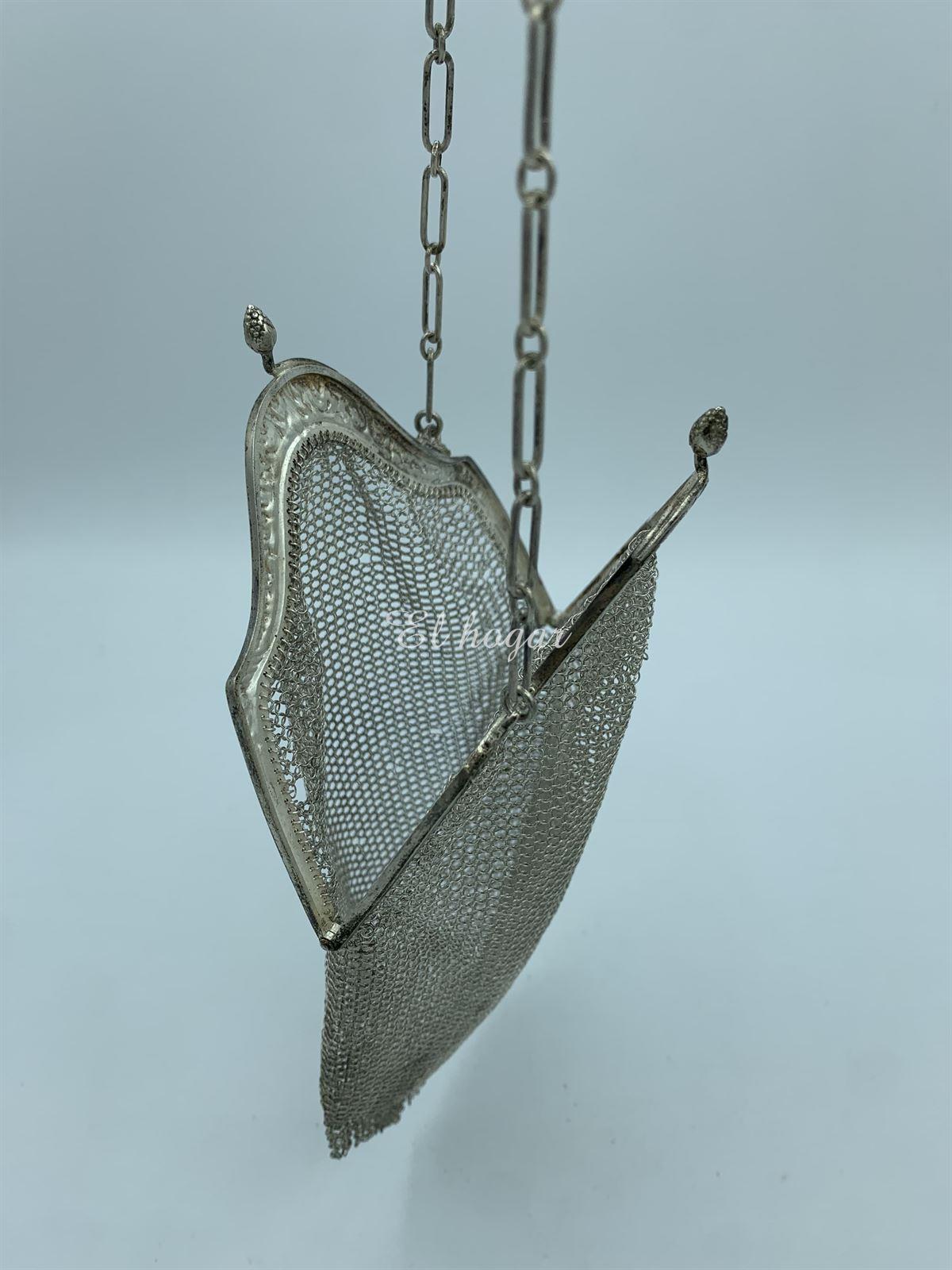 Bolso de malla de plata - Imagen 5