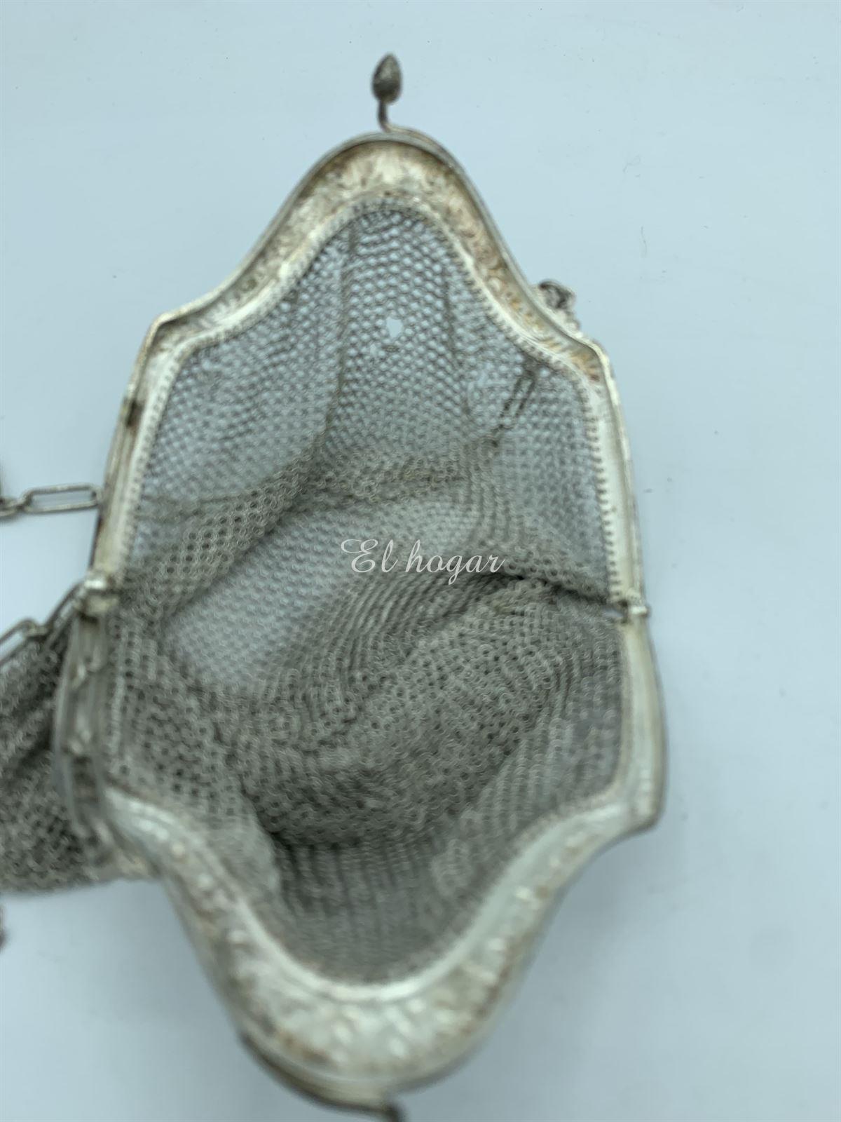 Bolso de malla de plata - Imagen 7