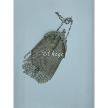 Bolso de malla de plata - Imagen 1