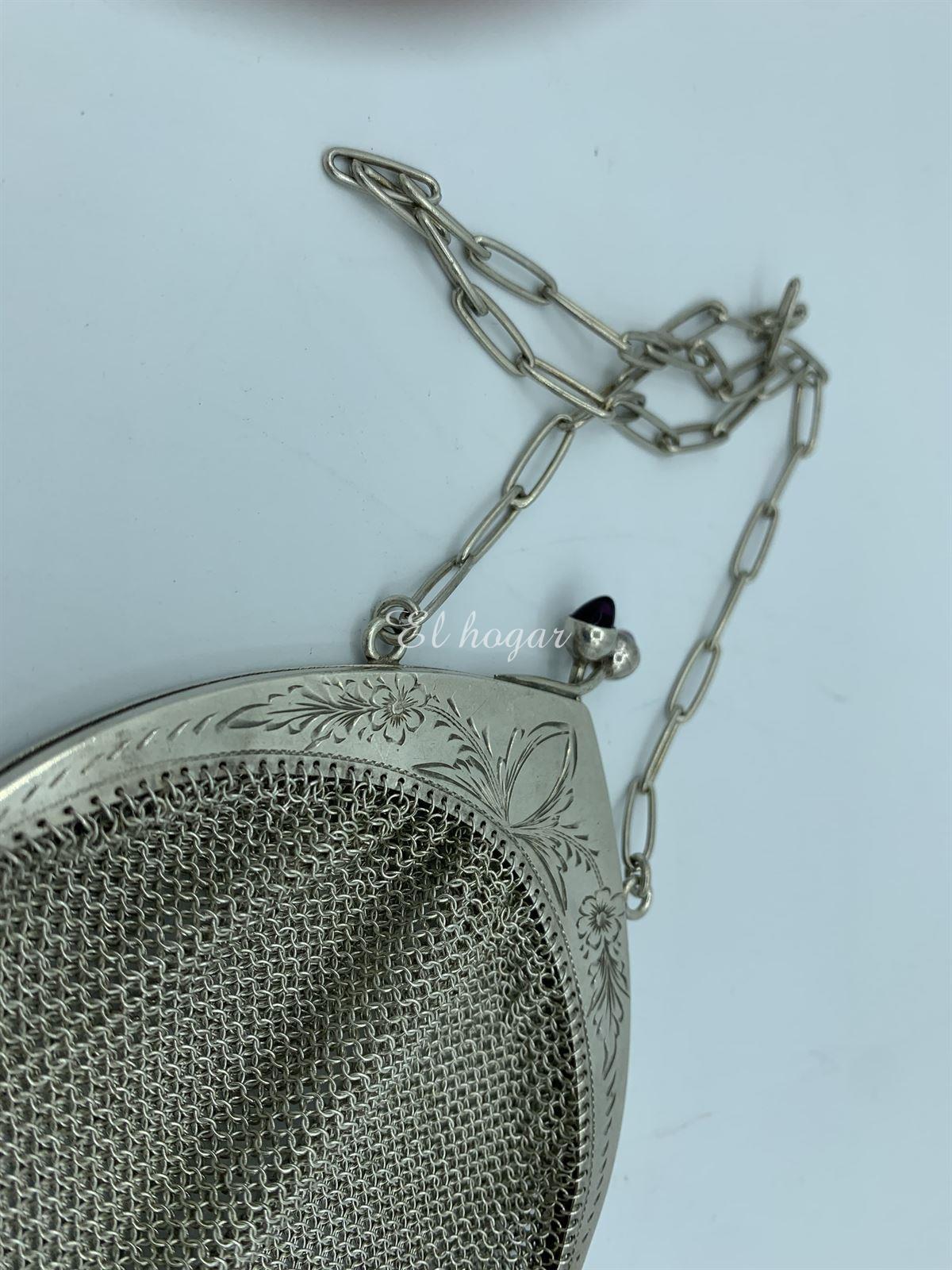 Bolso de malla de plata - Imagen 2