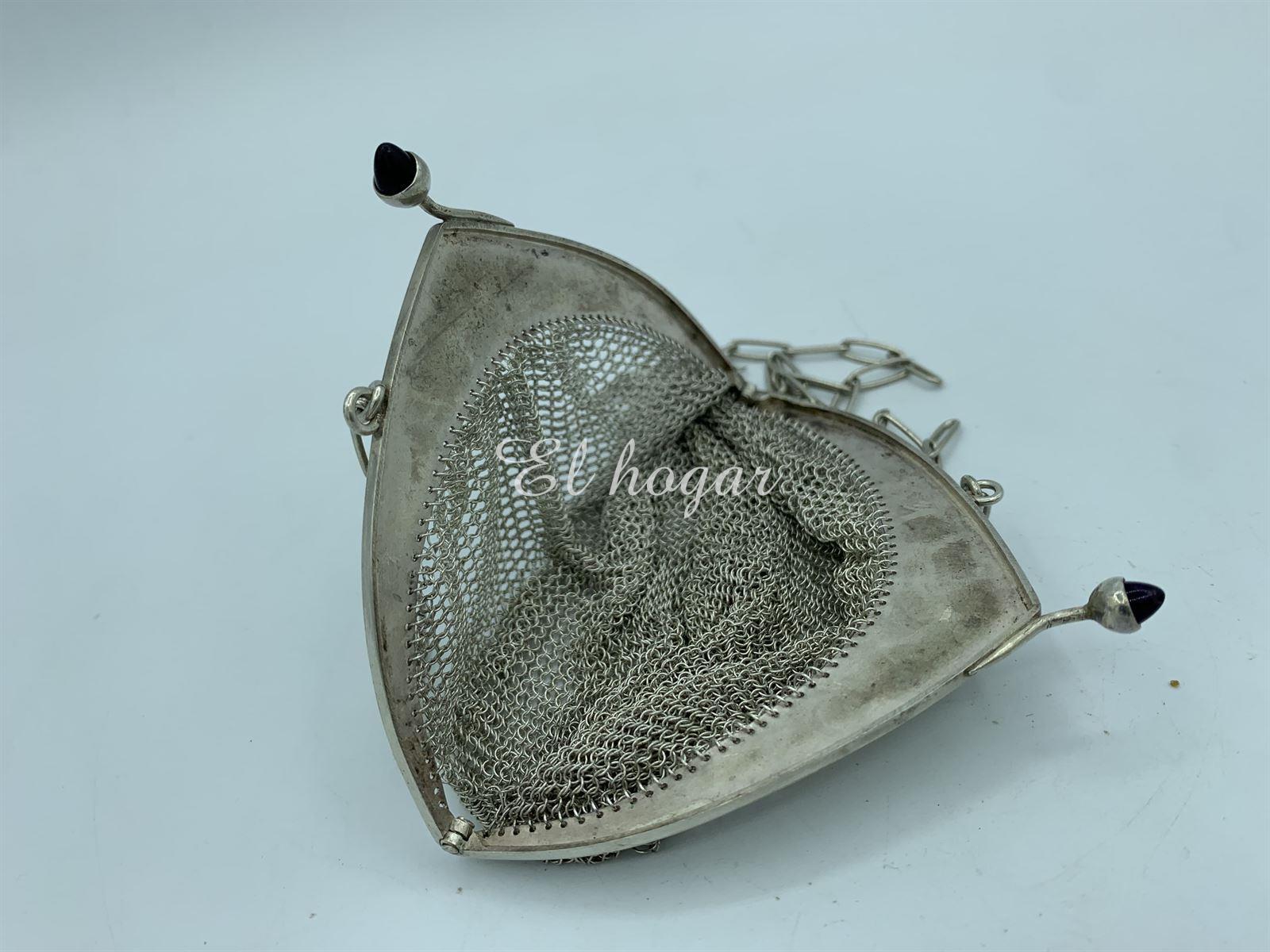 Bolso de malla de plata - Imagen 3
