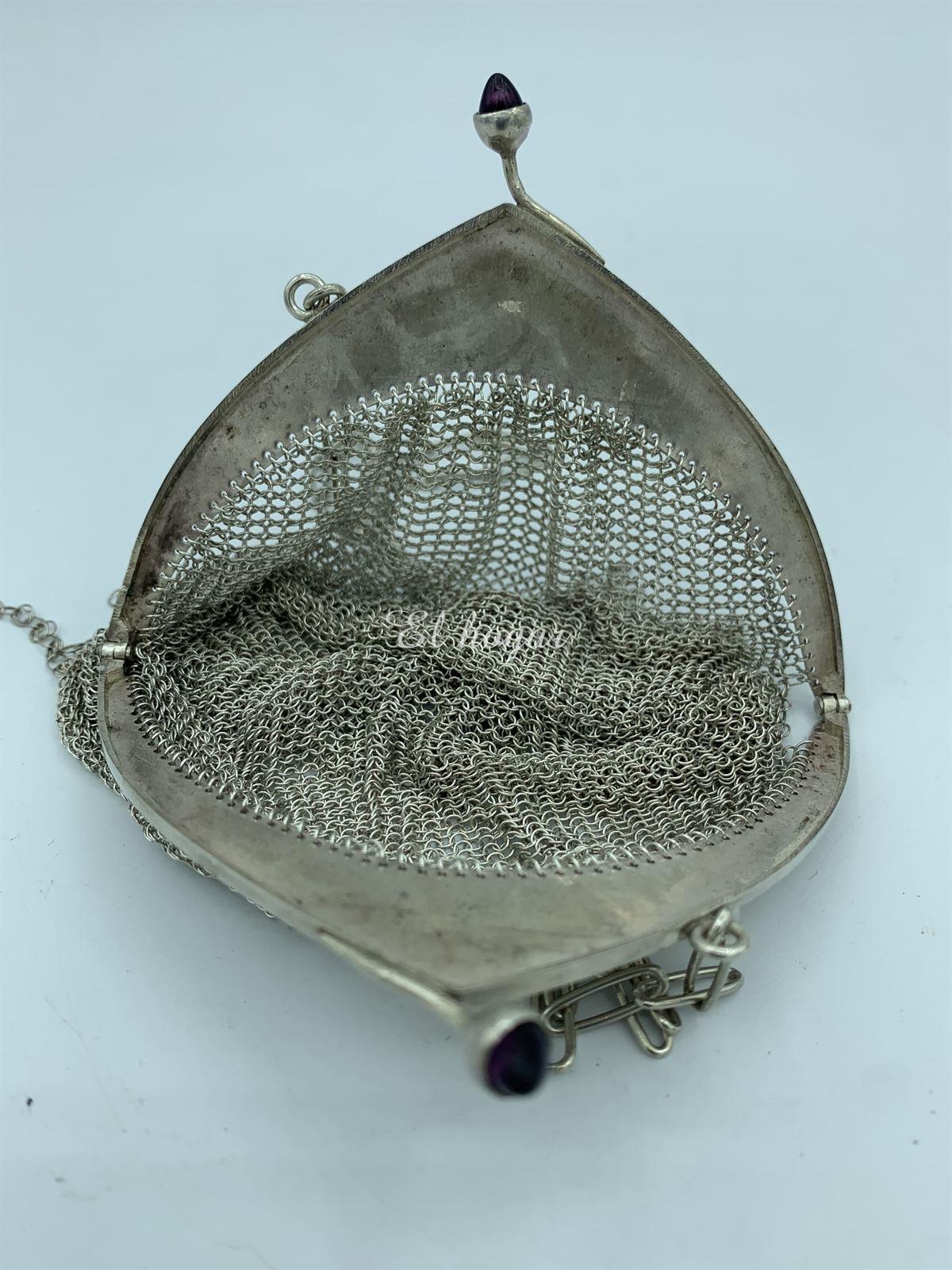 Bolso de malla de plata - Imagen 5