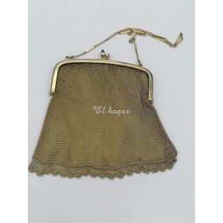 BOLSO DE MALLA DORADA - Imagen 2