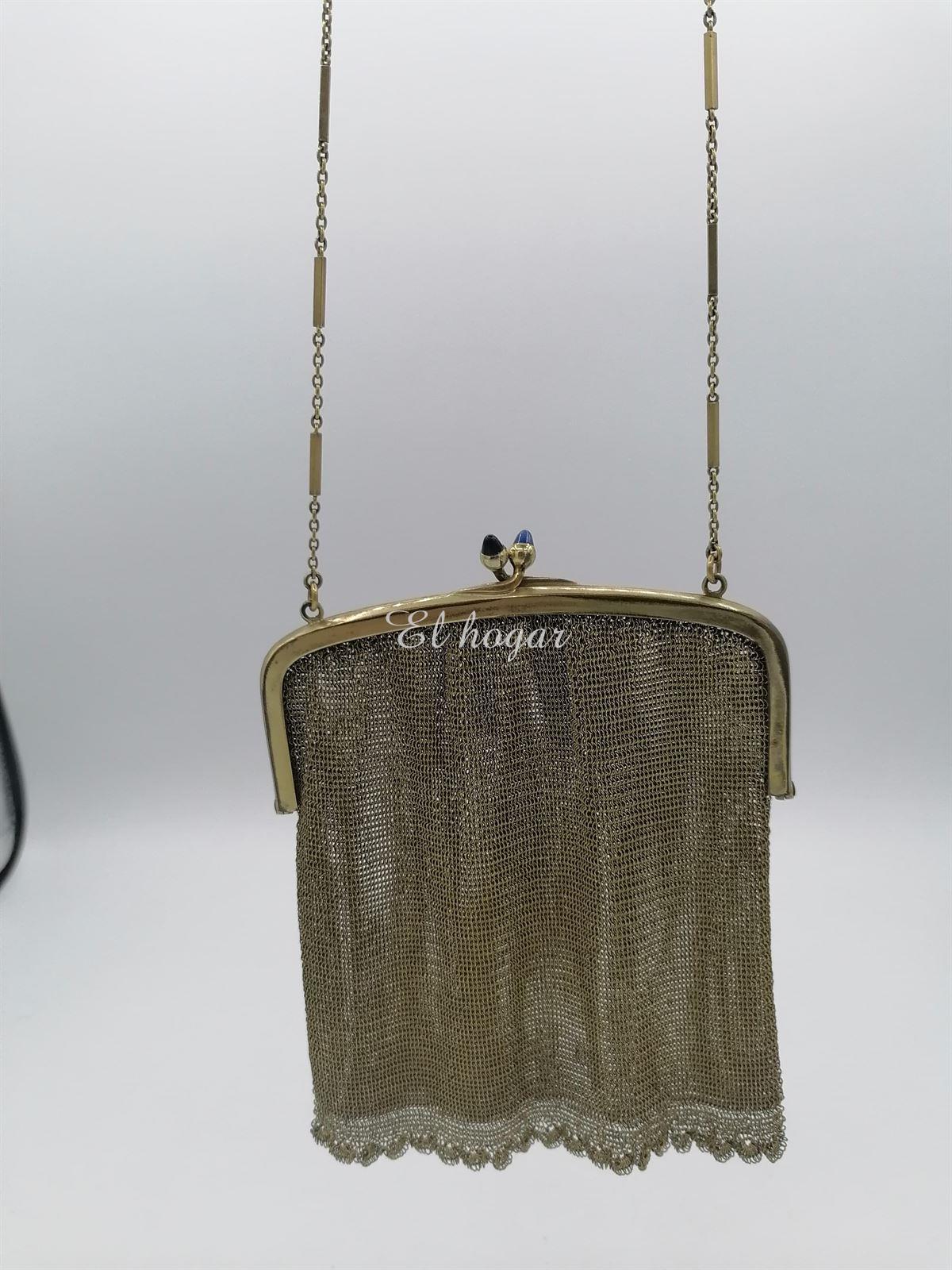BOLSO DE MALLA DORADA - Imagen 3