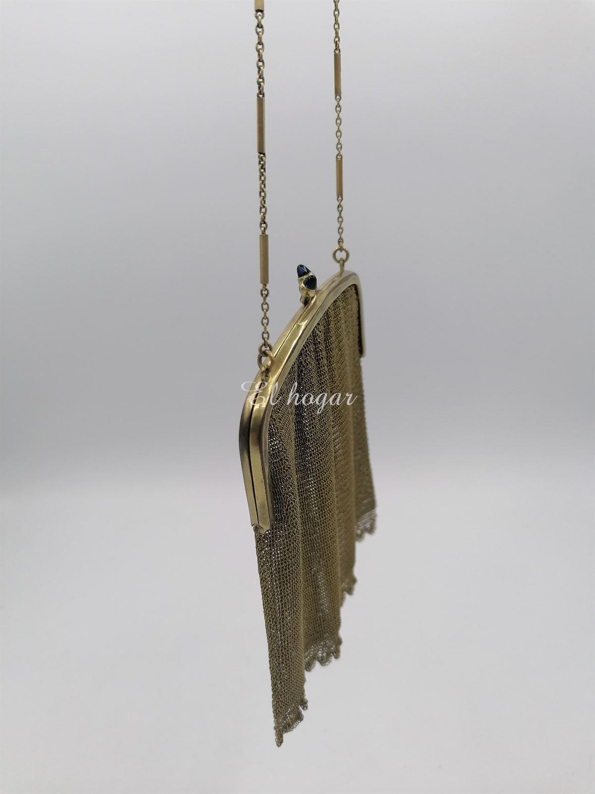 BOLSO DE MALLA DORADA - Imagen 4