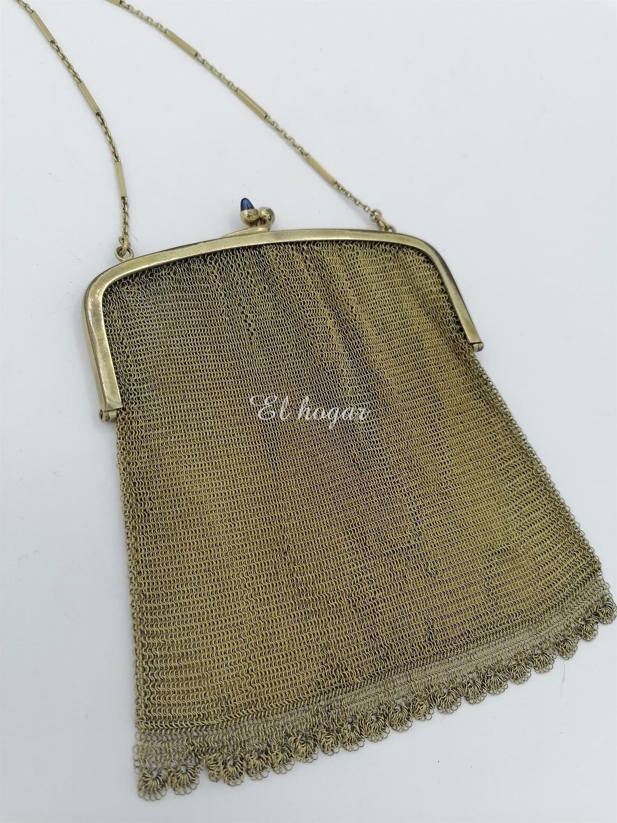 BOLSO DE MALLA DORADA - Imagen 8