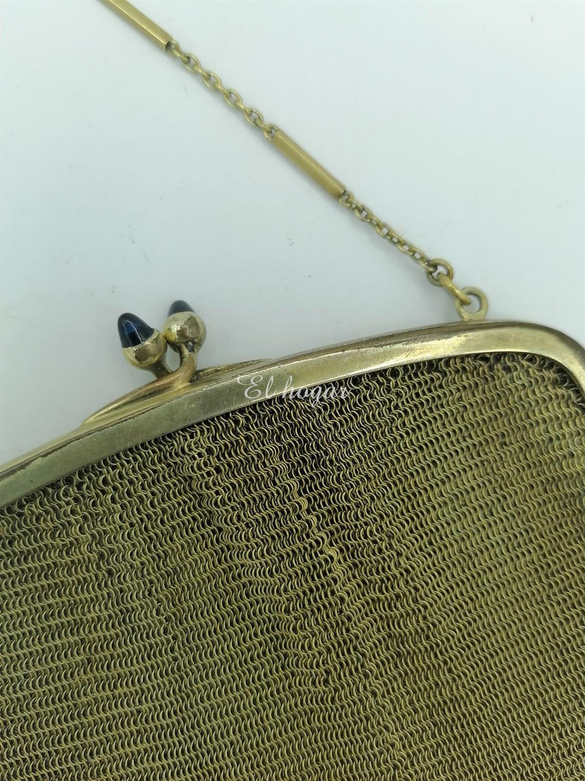 BOLSO DE MALLA DORADA - Imagen 9