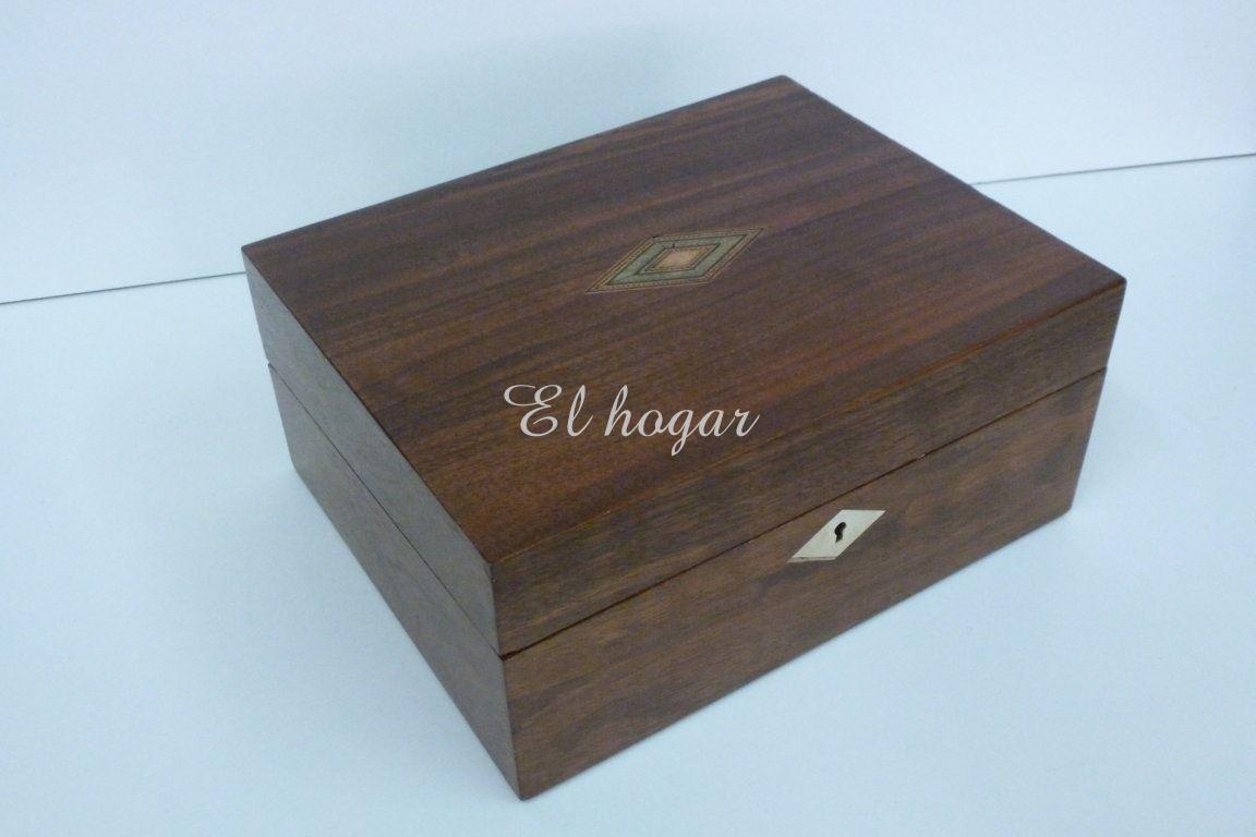 Caja escritorio de viaje o de barco, siglo XIX - Imagen 3