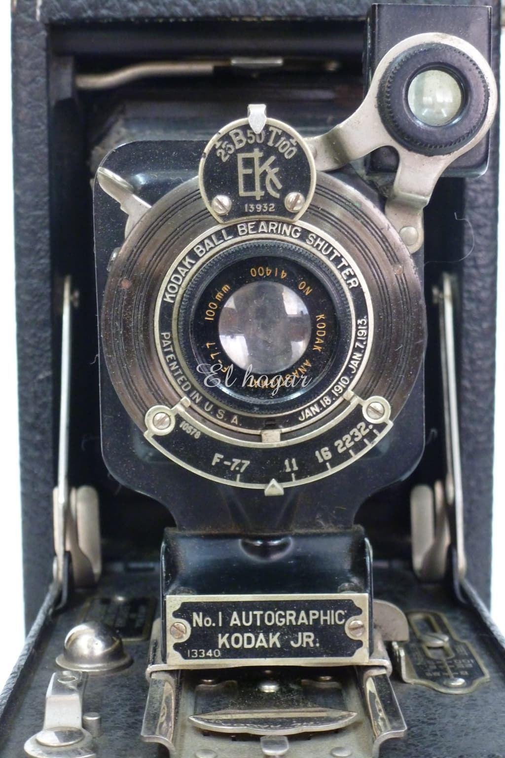 Camara Kodak Jr. Autographic Nº 1, con libro de instrucciones 1925 - Imagen 6
