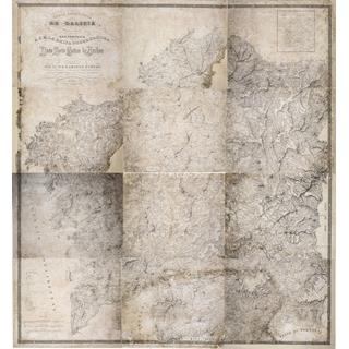 Carta Geométrica de Galicia por el Doctor Don Domingo Fontán, 1845 - Imagen 1