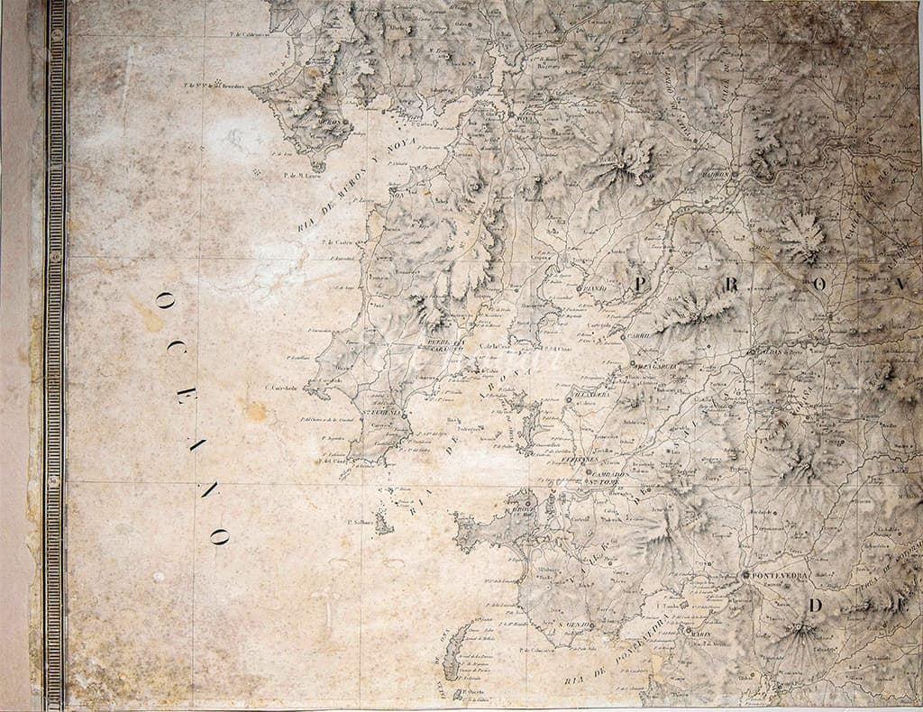 Carta Geométrica de Galicia por el Doctor Don Domingo Fontán, 1845 - Imagen 5