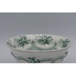 Cuenco de porcelana blanca decorado - Imagen 2