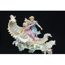 Figura de porcelana de biscuit alemán - Imagen 2