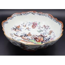 Frutero de loza inglesa Ashworth & Bros. - Imagen 2