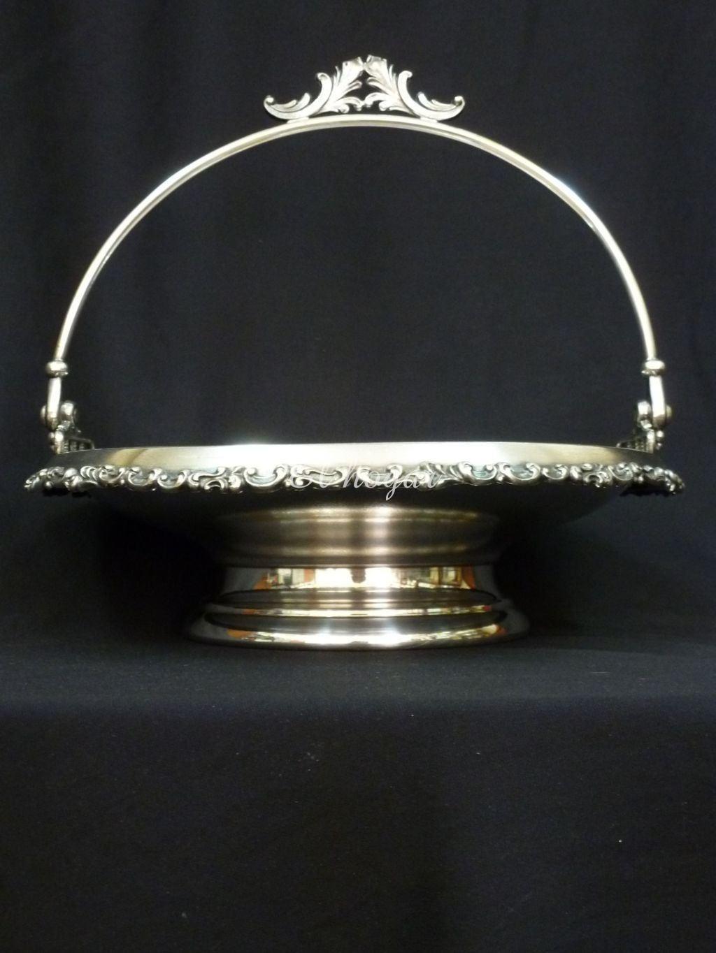 Frutero de metal plateado, Taunton Silver Plate Co. - Imagen 1