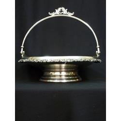 Frutero de metal plateado, Taunton Silver Plate Co. - Imagen 1