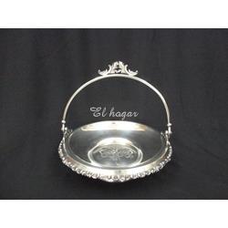 Frutero de metal plateado, Taunton Silver Plate Co. - Imagen 2