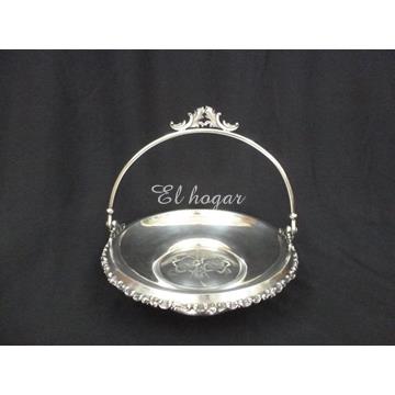 Frutero de metal plateado, Taunton Silver Plate Co. - Imagen 2