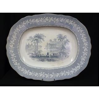 Fuente de loza inglesa, Wood & Baggaley (1870-1880) - Imagen 1