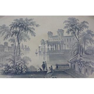 Fuente de loza inglesa, Wood & Baggaley (1870-1880) - Imagen 2