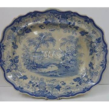 Fuente para carne con hueco de salsa (1846-1861) - Imagen 1