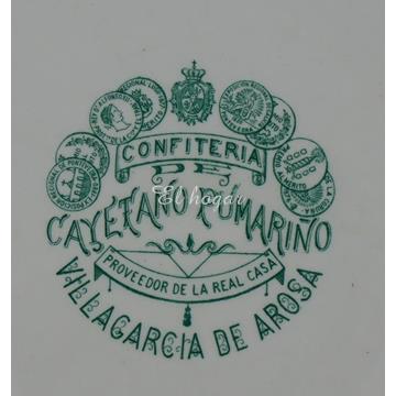 Fuente redonda de Pickman, de la confitería de Cayetano Pumariño en Villagarcía de Arosa - Imagen 1