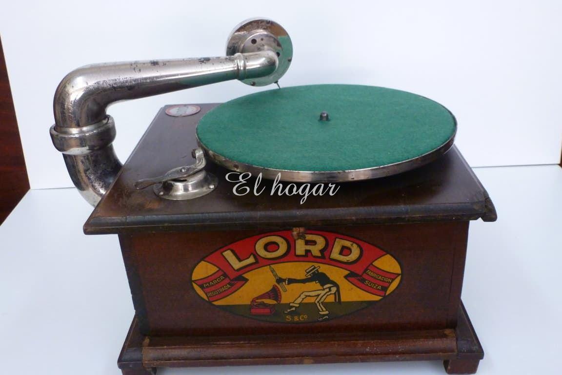 Gramófono Lord, fabricado en Suiza - Imagen 6