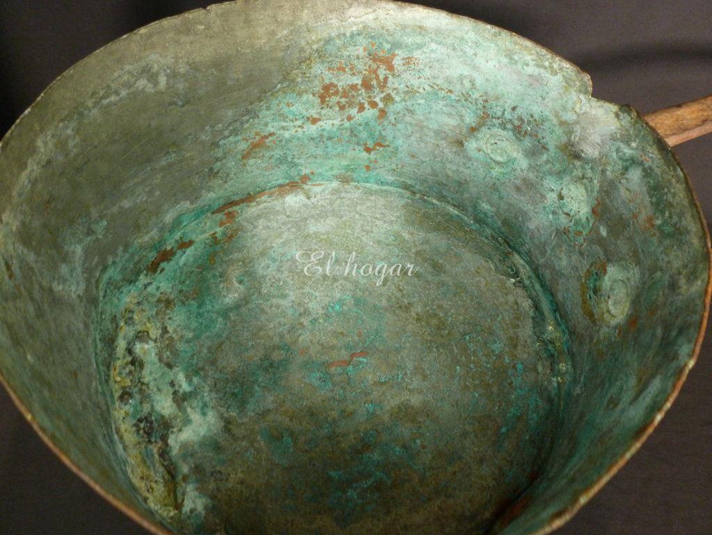 Gran cazo de cobre con mango de hierro, José Preckler - Imagen 5