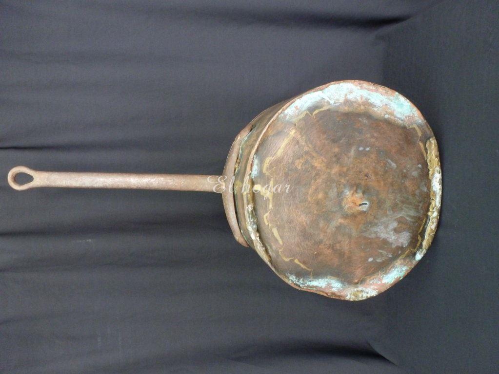 Gran cazo de cobre con mango de hierro, José Preckler - Imagen 7