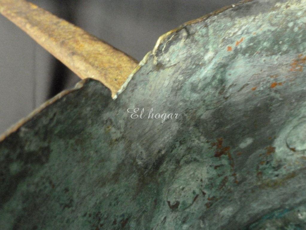 Gran cazo de cobre con mango de hierro, José Preckler - Imagen 10