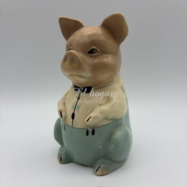Hucha de cerámica ”MR. PIG” Ellgreave Pottery - Imagen 1