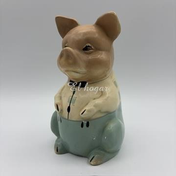 Hucha de cerámica ”MR. PIG” Ellgreave Pottery - Imagen 1