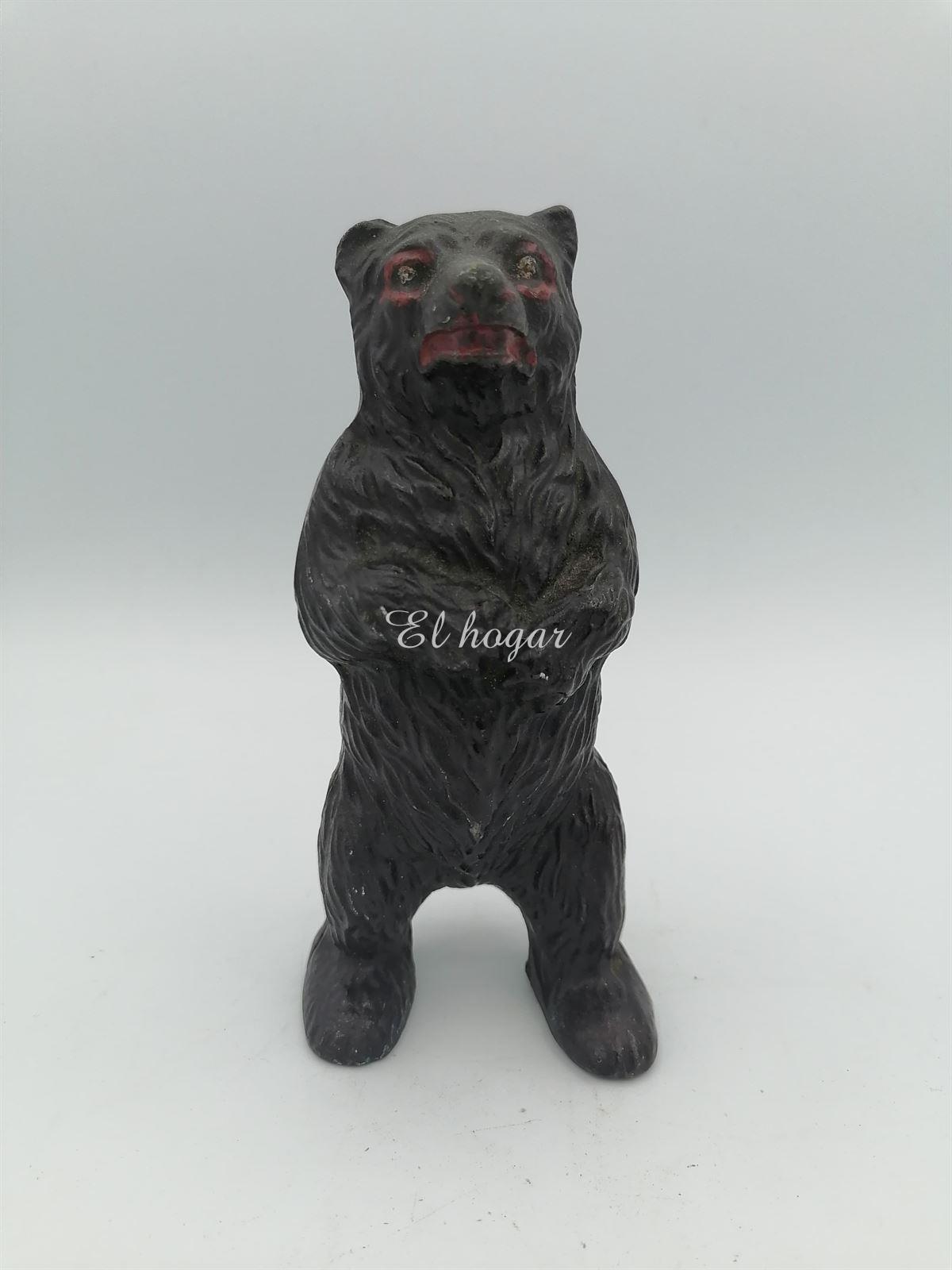 Hucha de hierro con forma de oso - Imagen 1