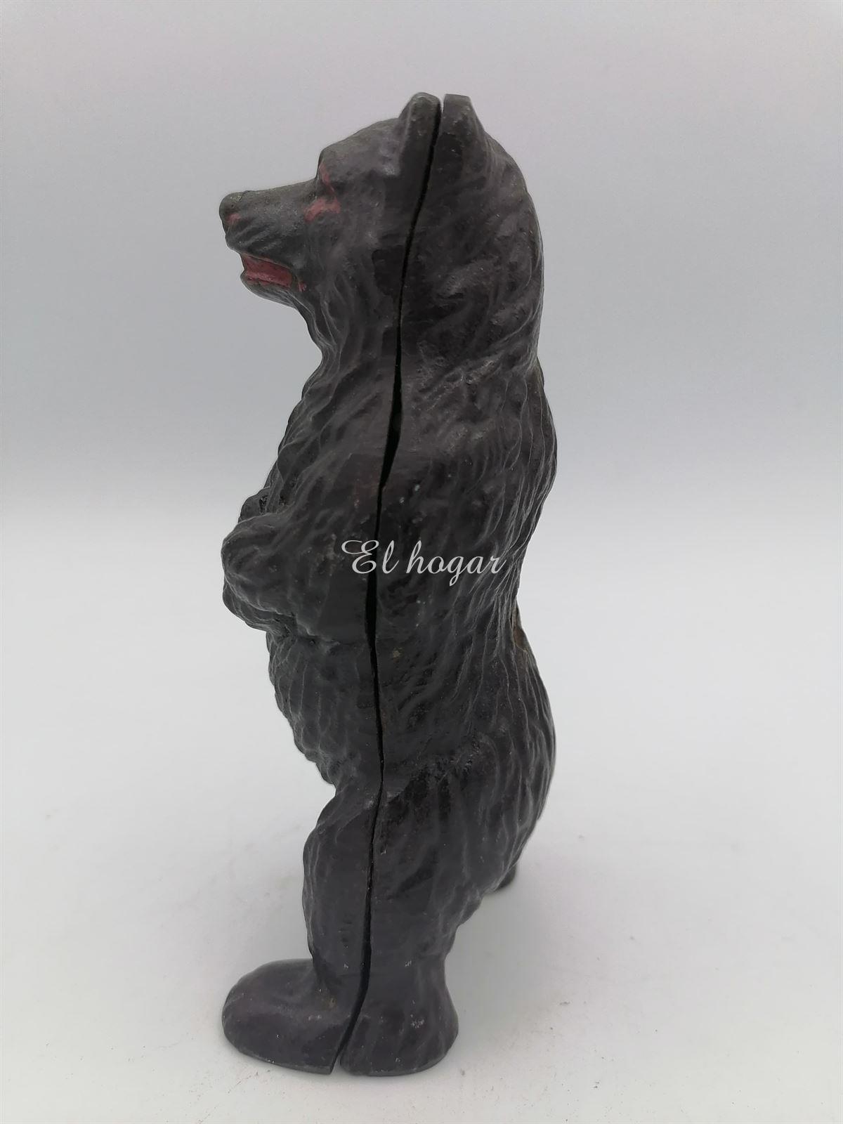Hucha de hierro con forma de oso - Imagen 3