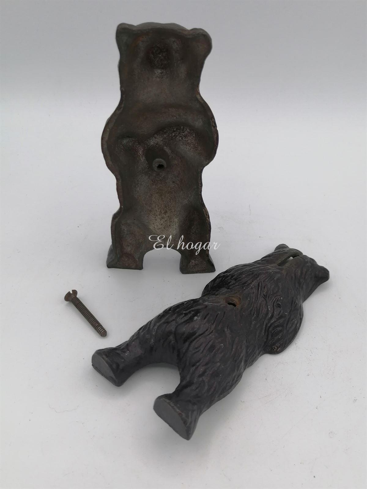 Hucha de hierro con forma de oso - Imagen 10