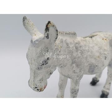 HUCHA DE HIERRO PINTADO CON FORMA DE BURRO - Imagen 1