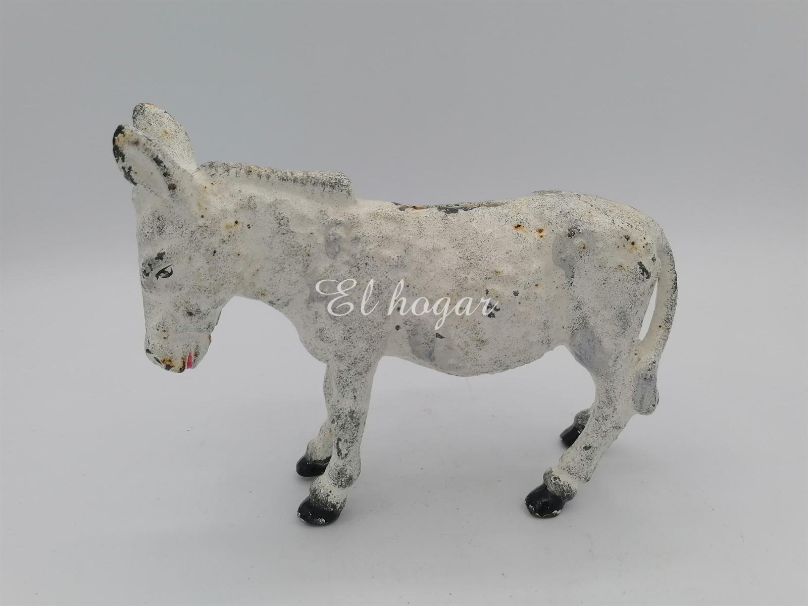HUCHA DE HIERRO PINTADO CON FORMA DE BURRO - Imagen 3