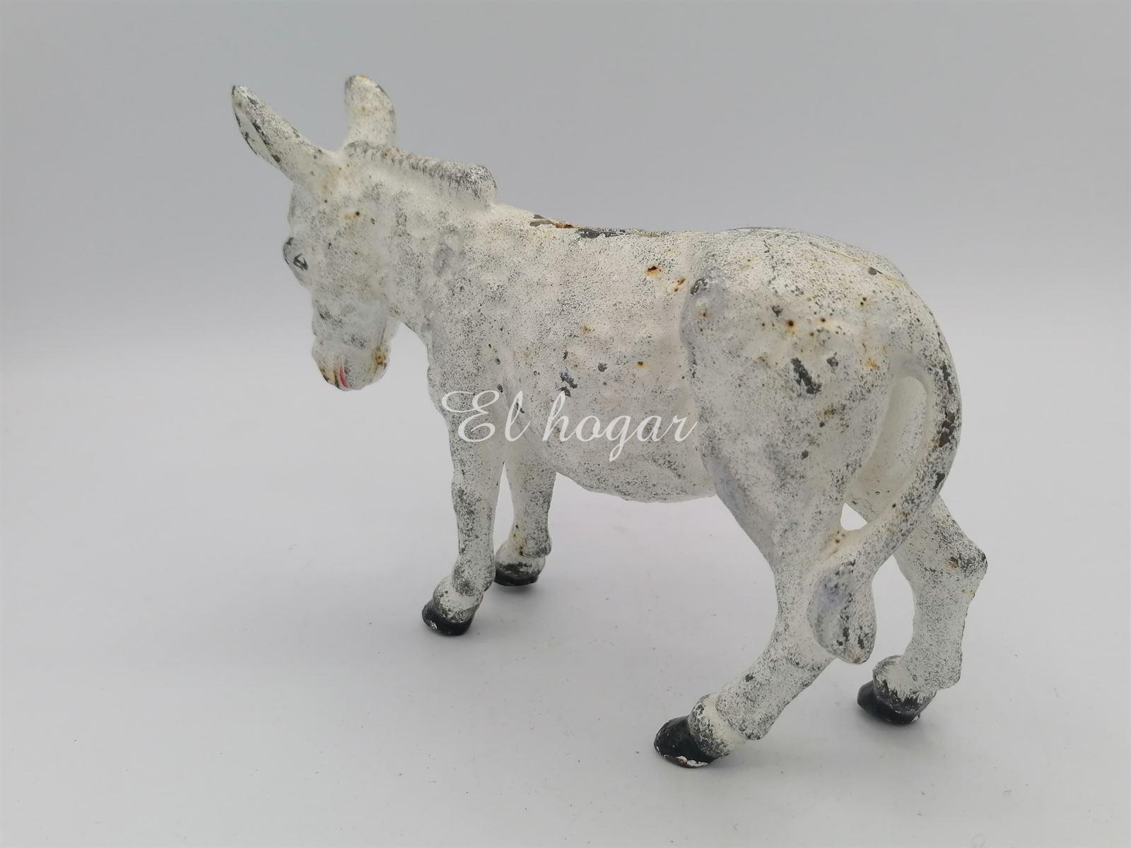 HUCHA DE HIERRO PINTADO CON FORMA DE BURRO - Imagen 5