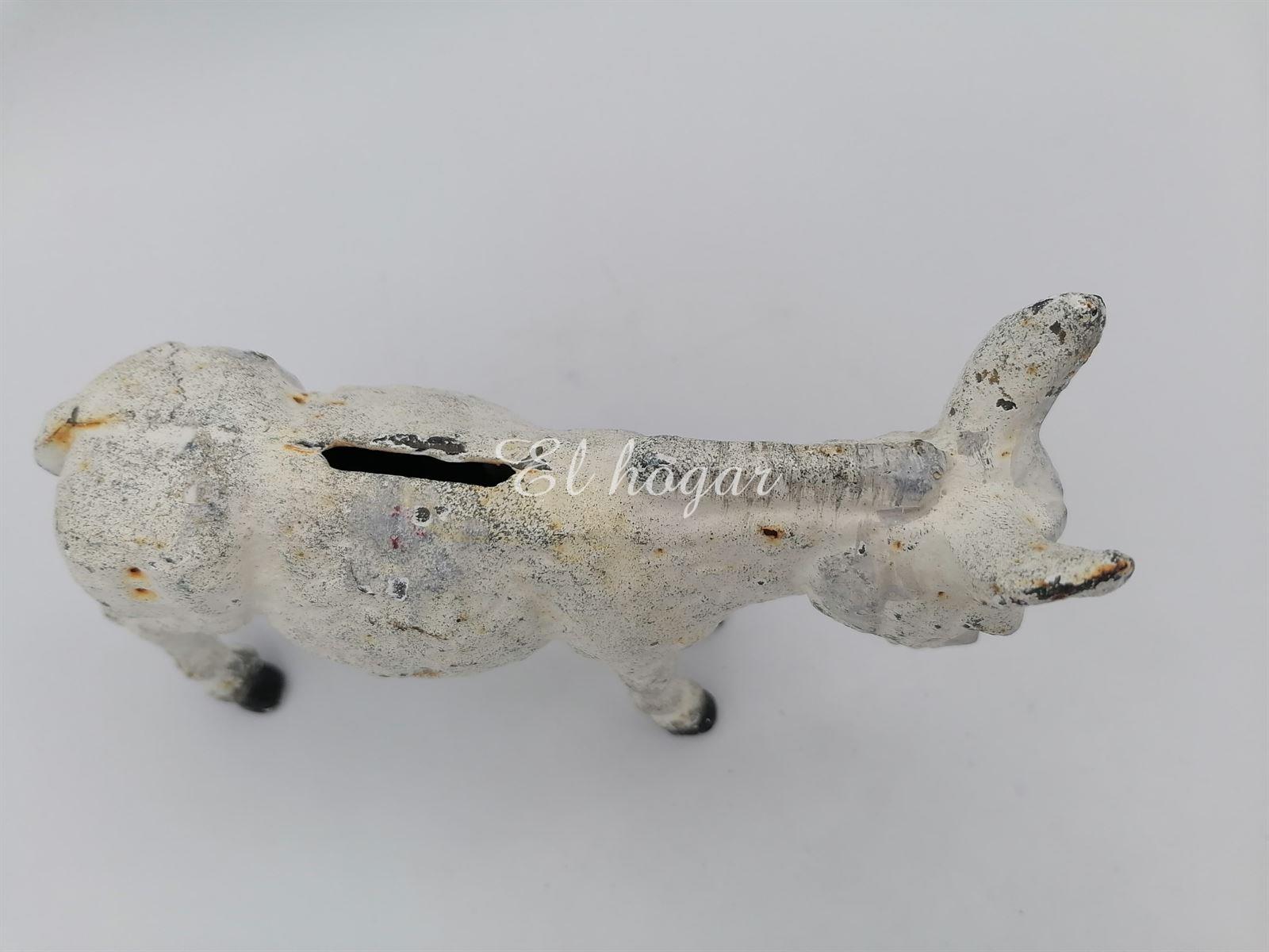 HUCHA DE HIERRO PINTADO CON FORMA DE BURRO - Imagen 8