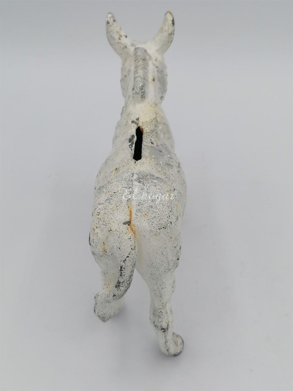 HUCHA DE HIERRO PINTADO CON FORMA DE BURRO - Imagen 10