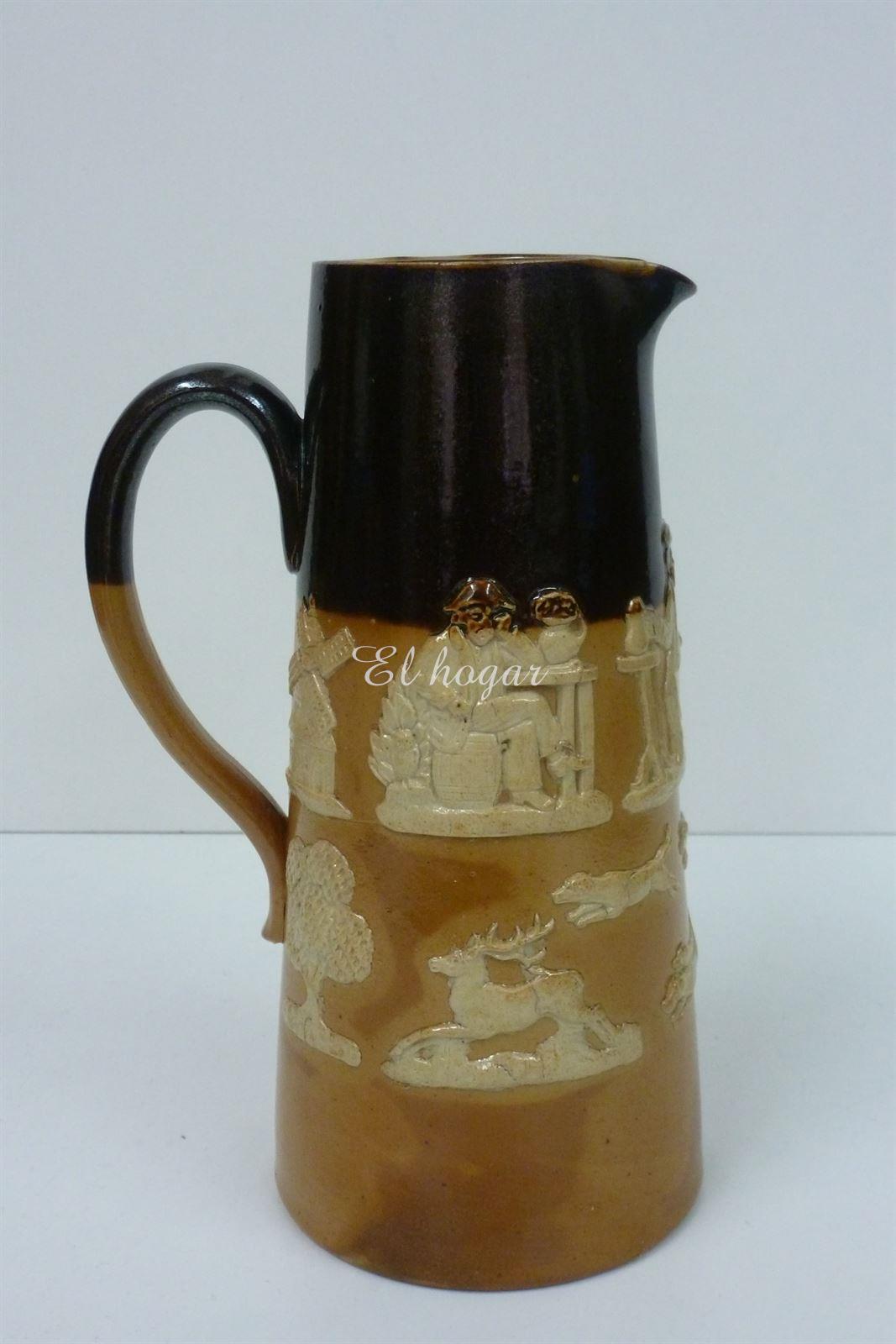 Jarra de barro esmaltado, DOULTON & Cº (1854-1956) - Imagen 3