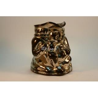 Jarra de Bristol con forma de Toby plateado - Imagen 1