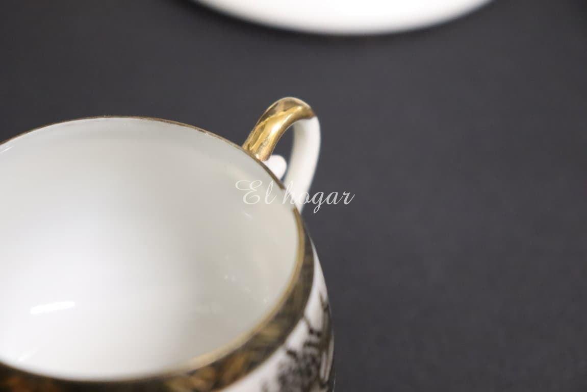 Juego de café de porcelana, 12 servicios . Japón - Imagen 6