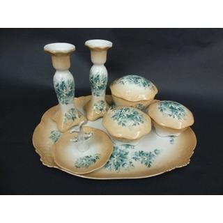 Juego de tocador de porcelana - Imagen 1