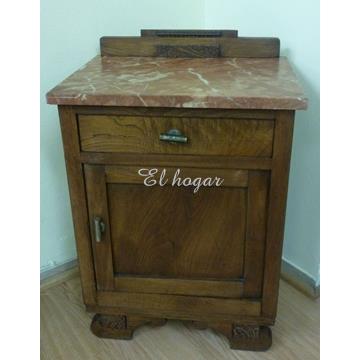 Mesilla de noche estilo Art Decó - Imagen 1